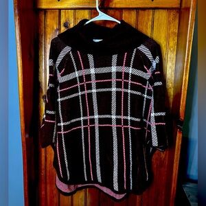 LOFT petite holiday sweater poncho turtleneck new with‎ tags size XS